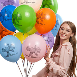 Коллекция шариков "День рождения" (с Тедди)