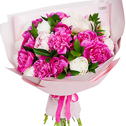 Author's bouquet "Mix of delicate peonies"