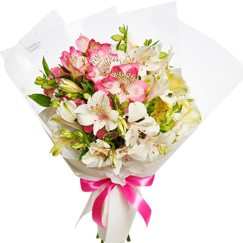 7 ніжних альстромерій