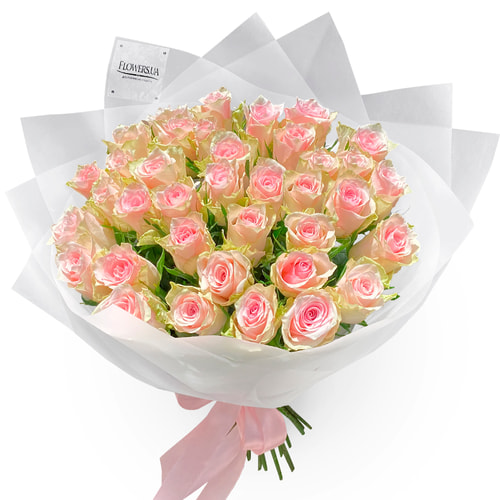 35 троянд Pink Athena
