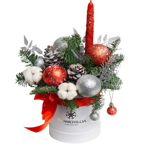 Композиція в коробці "Святковий вечір"