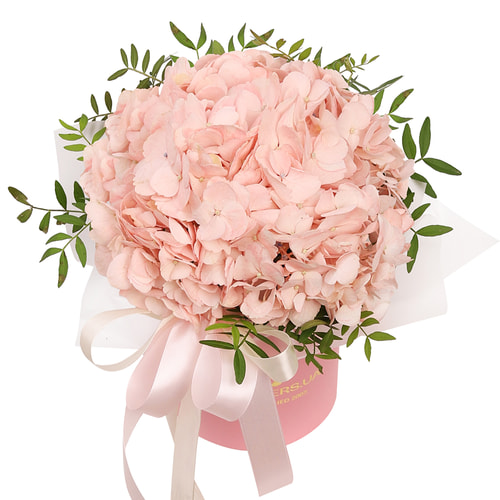 Квіти в коробці "Рожевий опал"