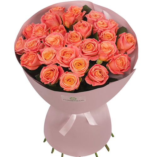 Моно-букет «25 троянд Міс Піггі»
