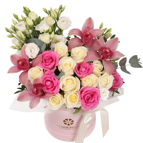 Цветы в коробке "Dolce vita"