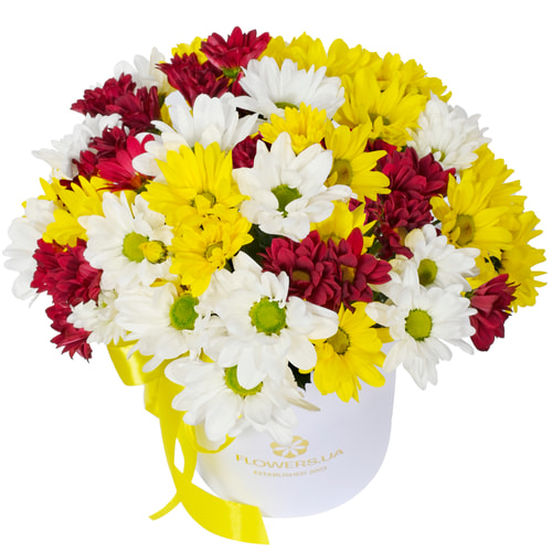 Композиция "Краски хризантем"