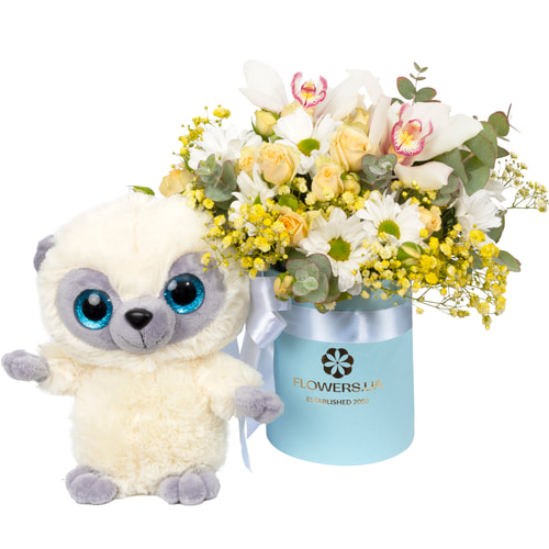 Композиція "Сонячні обійми" з Лемуром