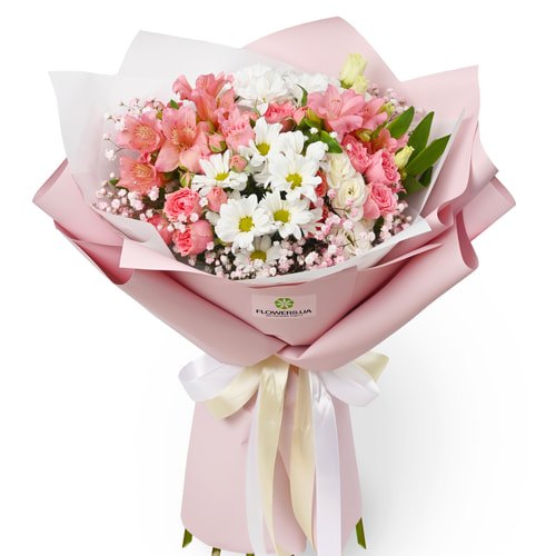 Букет "Рожевий поцілунок"