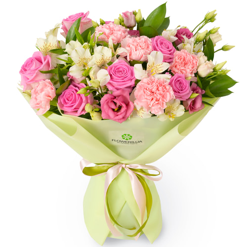 Букет "Рожеве сонце"