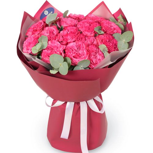 Букет з 15 троянд Кантрі Блюз