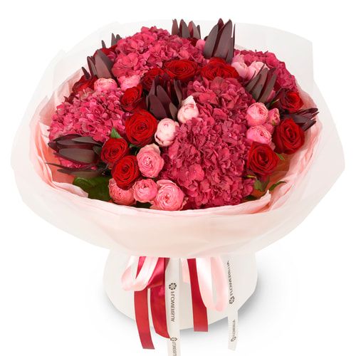 Букет "Burgundy Mood"