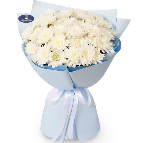 "Jurmala" bouquet of 9 chrysanthemums