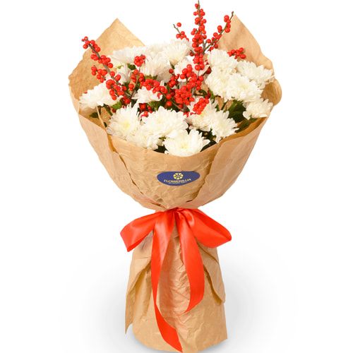 Букет "Red on White"