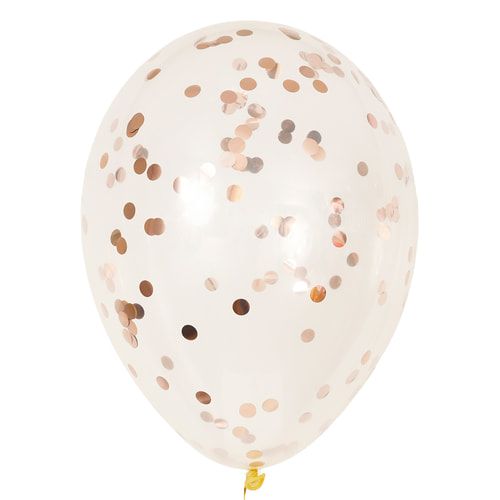 Шар с конфетти (золото)