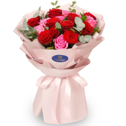 "Pink Blues" bouquet