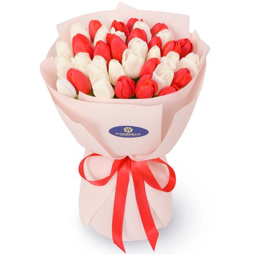 "Red and White" bouquet
